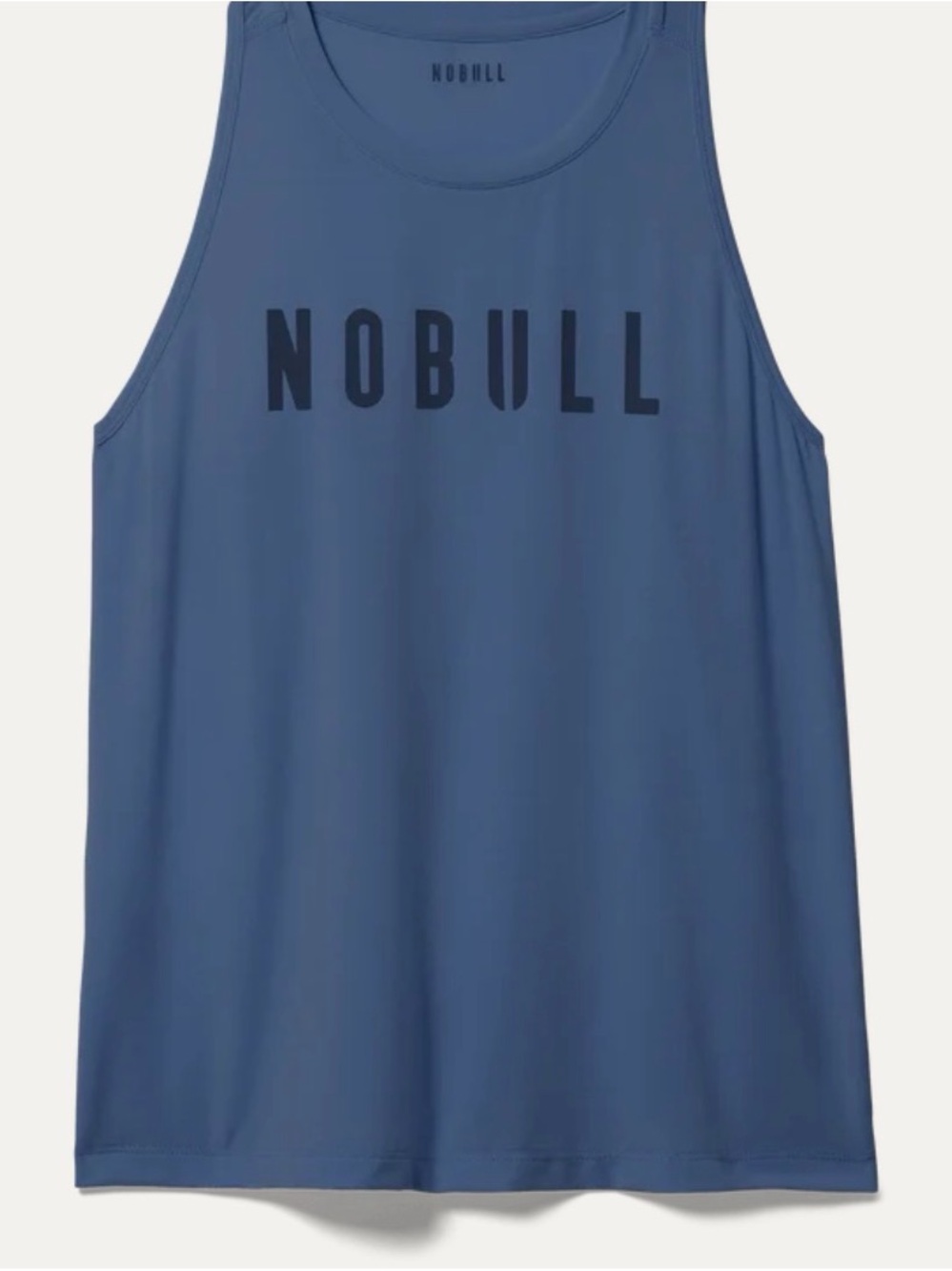NOBULL Women's Blue Logo High Neck Tank Top - Picture 3 of 4